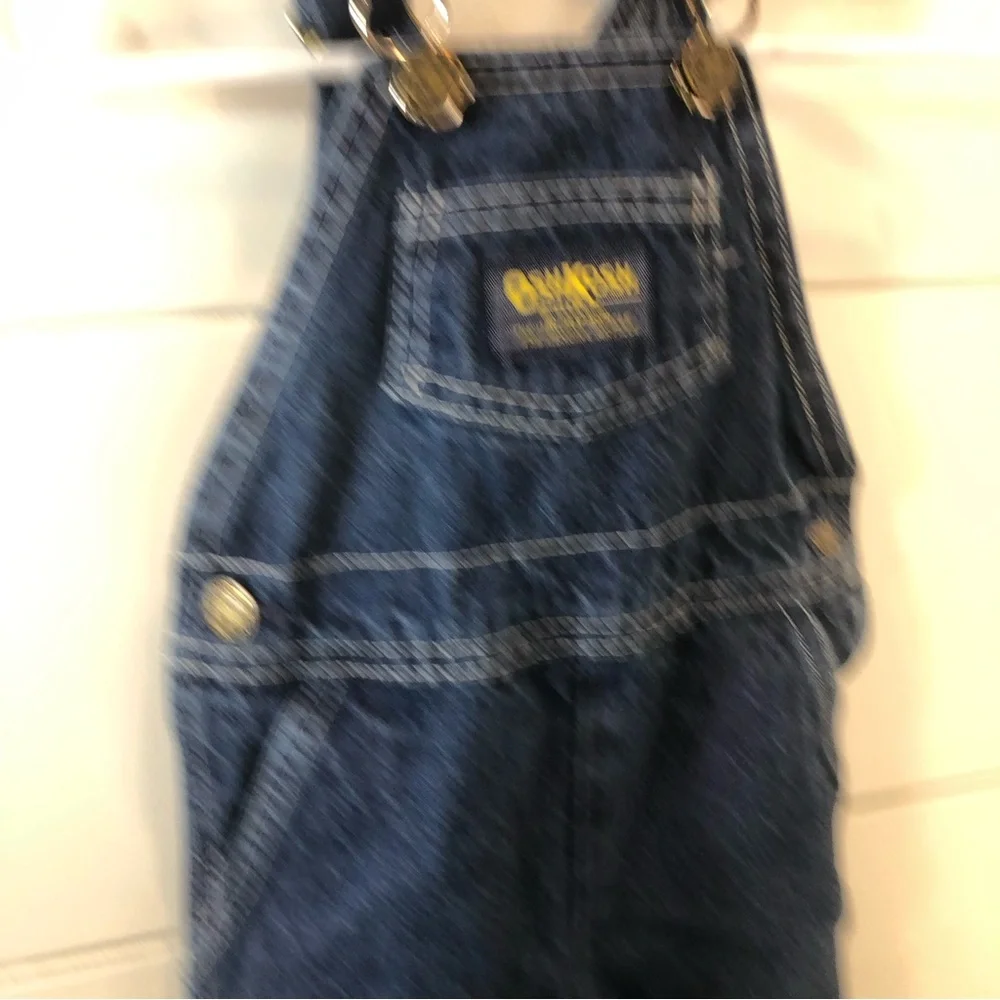 Oshkosh B’Gosh USA Vestbak Overalls‎ Denim Jean Vintage 90’s 12 months Unisex